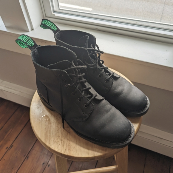 Solovair Other - Solovair Black Greasy 6 Eye Astronaut